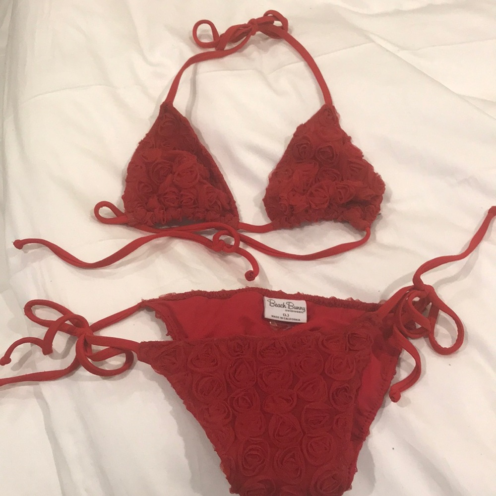 BEACH BUNNY bikini RED